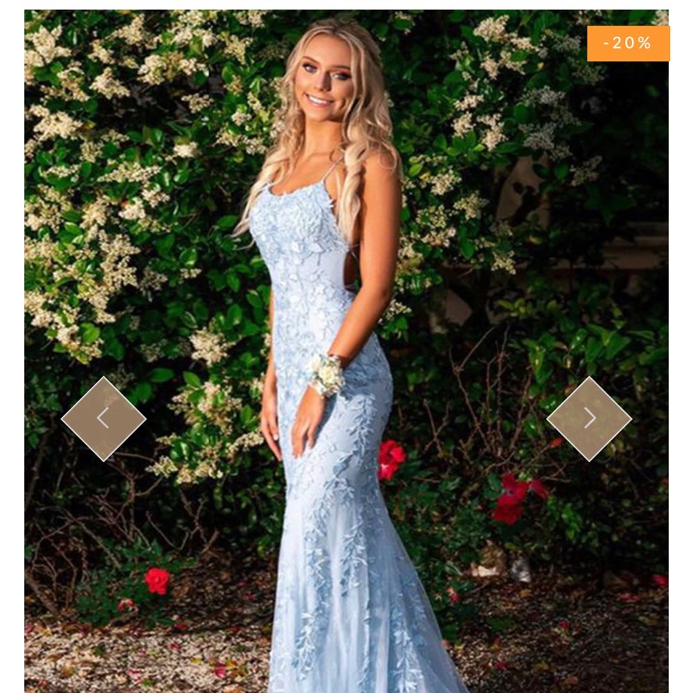 Brand new Beautiful light blue Prom dress